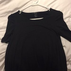 Black Tee Shirt Shift Dress